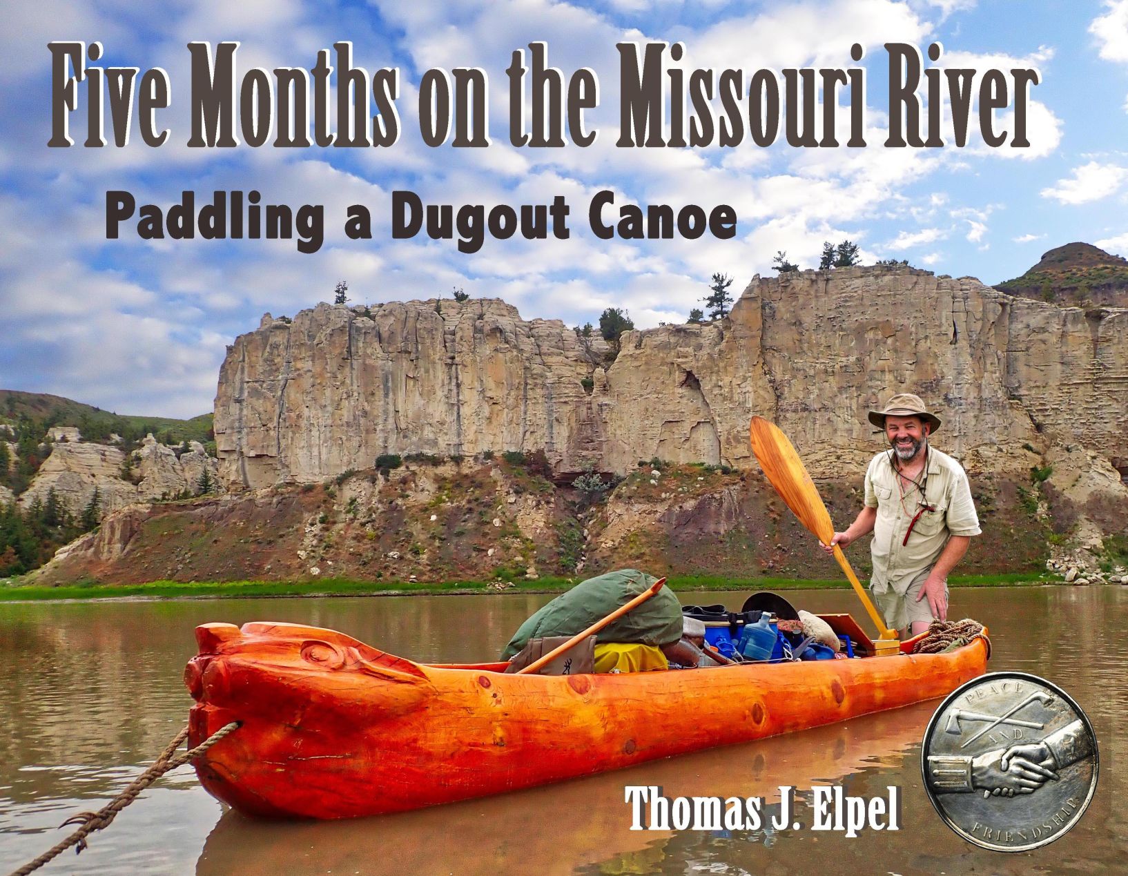 The cover of Elpel's book "Five Months on the Missouri River"
